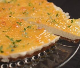 Cheesecake de Pêssego e Tomilho-Limão